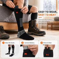 5000mAh Rechargeable Heated Compression Socks