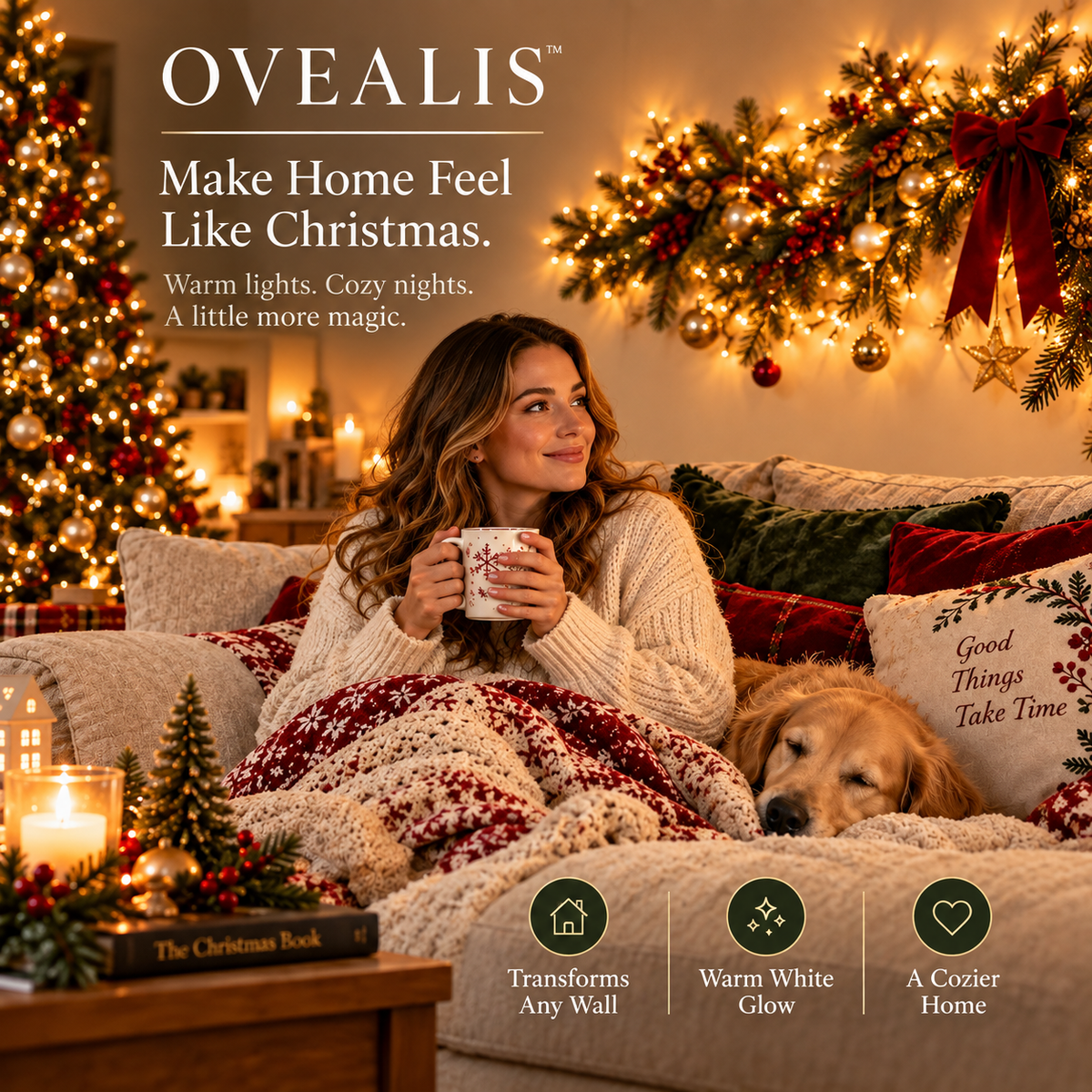 Christmas Wall Light for Cozy Homes