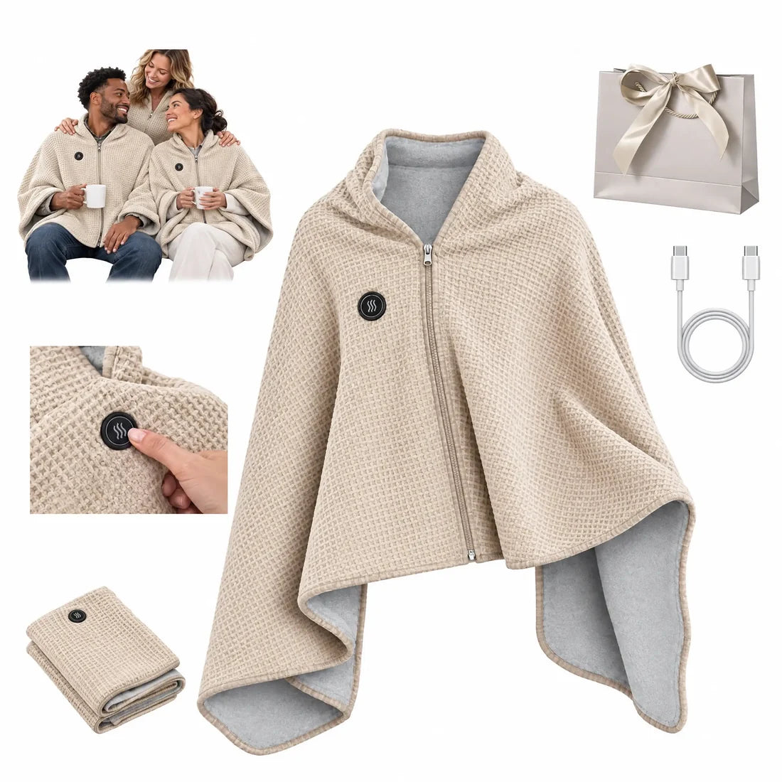 ThermaWrap - Heated Shawl Wraps